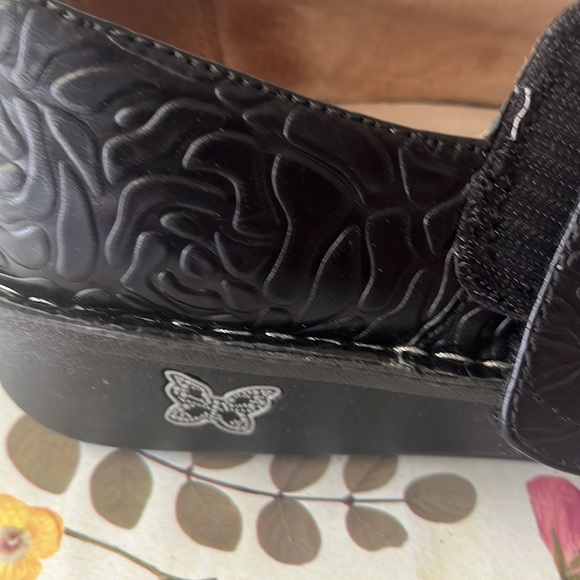 Algeria by PG.Lite floral black Maryjane’s 40 embossed comfortable shoes - Picture 6 of 13